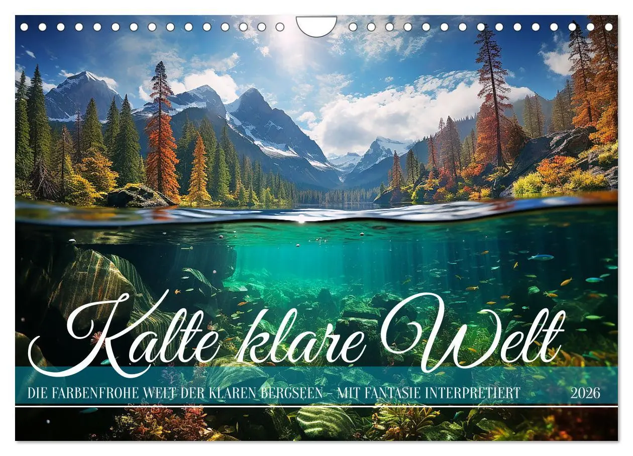 Cover: 9783457365946 | Kalte klare Welt (Wandkalender 2026 DIN A4 quer), CALVENDO...