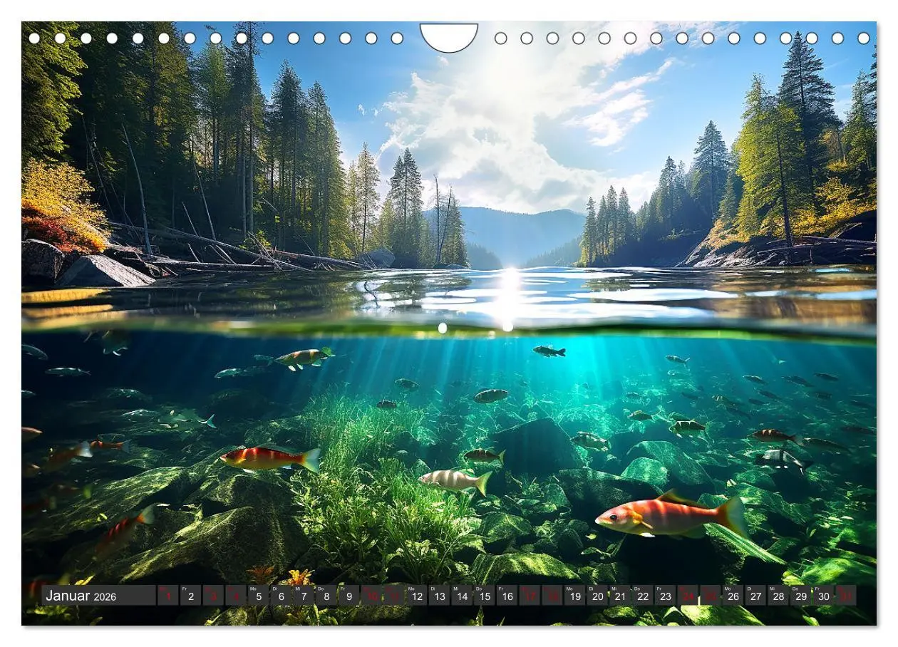 Bild: 9783457365946 | Kalte klare Welt (Wandkalender 2026 DIN A4 quer), CALVENDO...