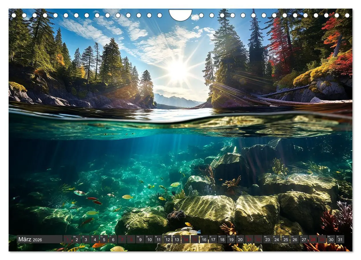 Bild: 9783457365946 | Kalte klare Welt (Wandkalender 2026 DIN A4 quer), CALVENDO...
