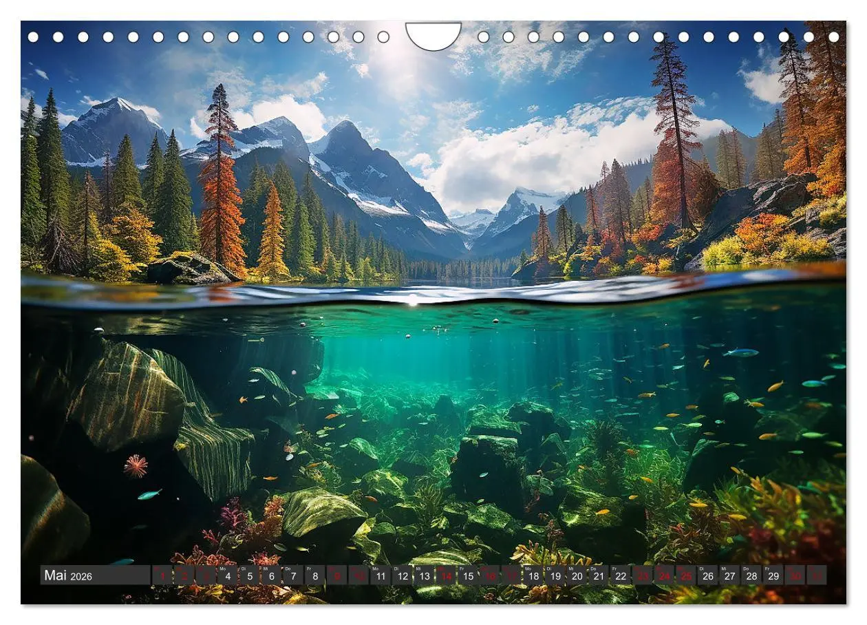Bild: 9783457365946 | Kalte klare Welt (Wandkalender 2026 DIN A4 quer), CALVENDO...
