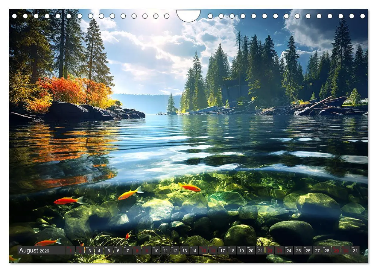 Bild: 9783457365946 | Kalte klare Welt (Wandkalender 2026 DIN A4 quer), CALVENDO...
