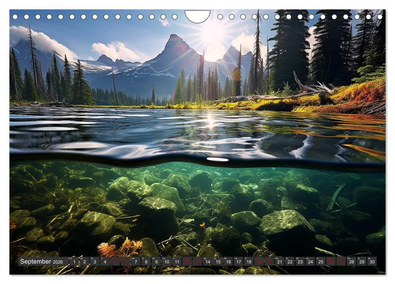 Bild: 9783457365946 | Kalte klare Welt (Wandkalender 2026 DIN A4 quer), CALVENDO...