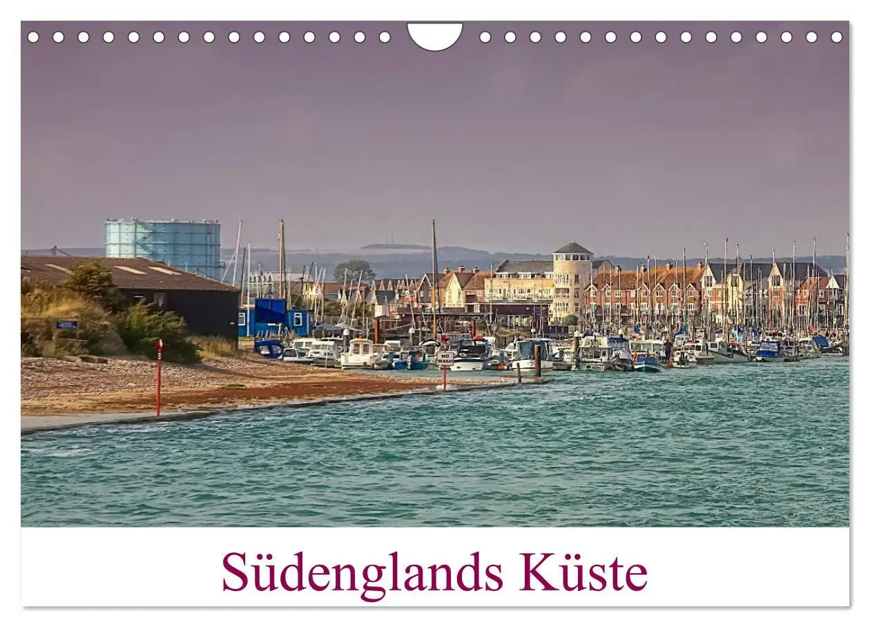 Cover: 9783516075946 | Südenglands Küste (Wandkalender 2026 DIN A4 quer), CALVENDO...