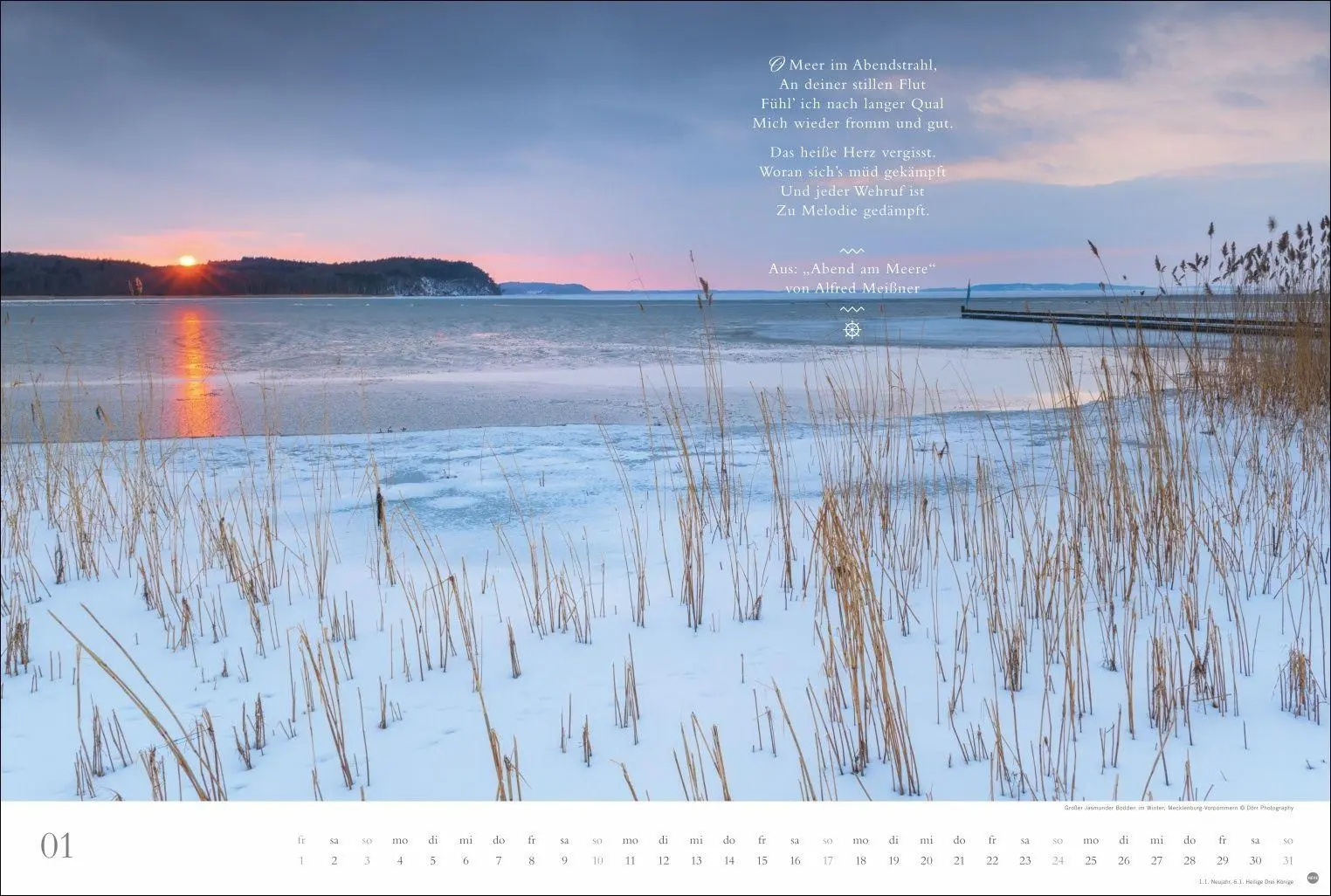 Bild: 9783756415946 | Deutschlands Küsten - Ein literarischer Spaziergang Kalender 2027 -...