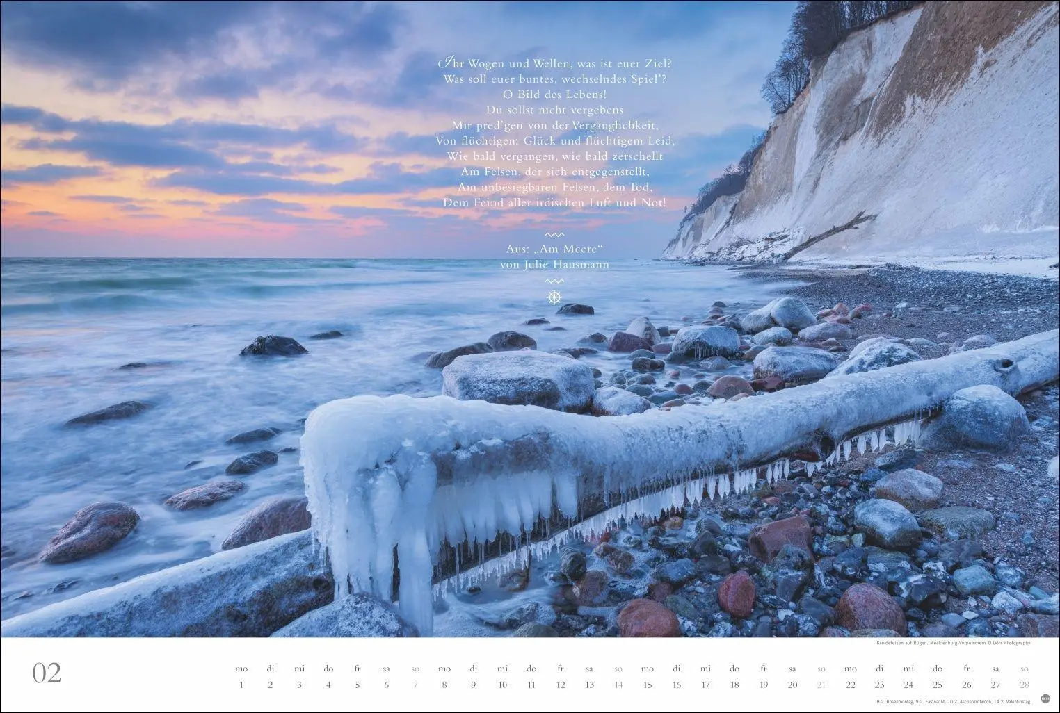 Bild: 9783756415946 | Deutschlands Küsten - Ein literarischer Spaziergang Kalender 2027 -...