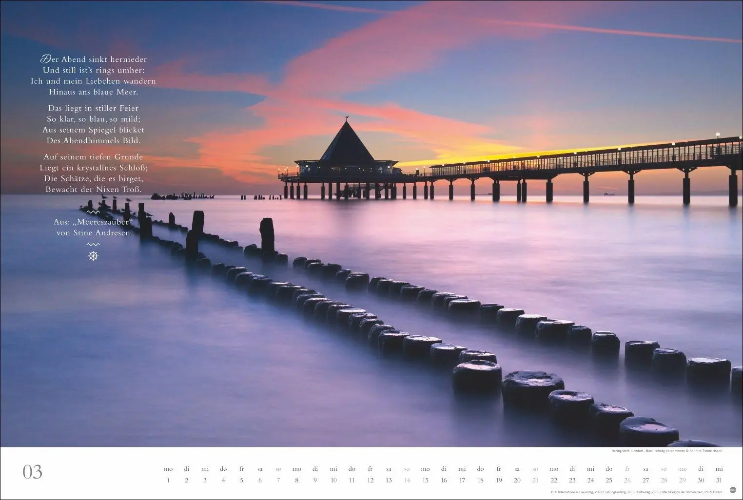 Bild: 9783756415946 | Deutschlands Küsten - Ein literarischer Spaziergang Kalender 2027 -...