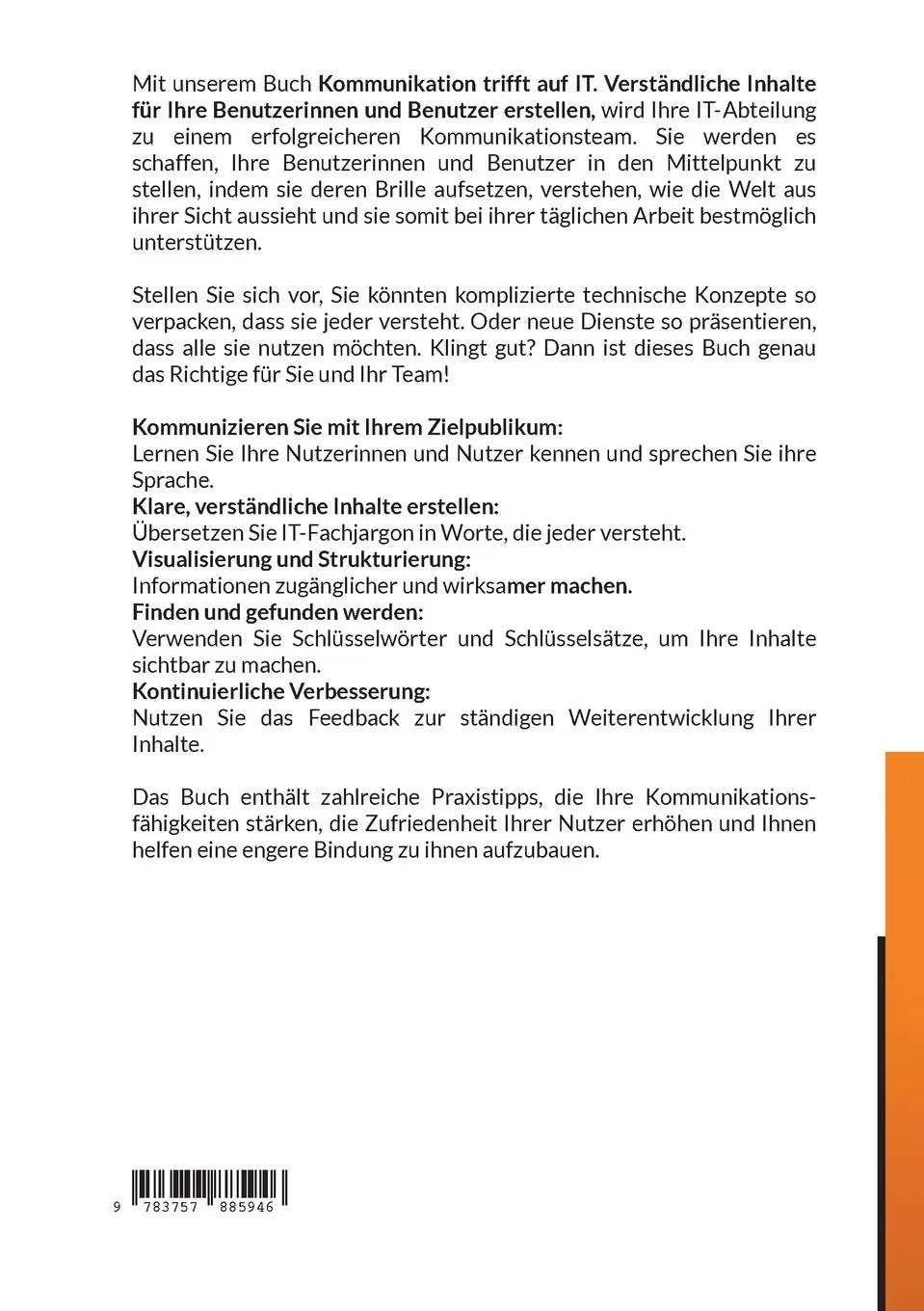 Rückseite: 9783757885946 | Kommunikation trifft auf IT | Sandra Aengenheyster | Taschenbuch