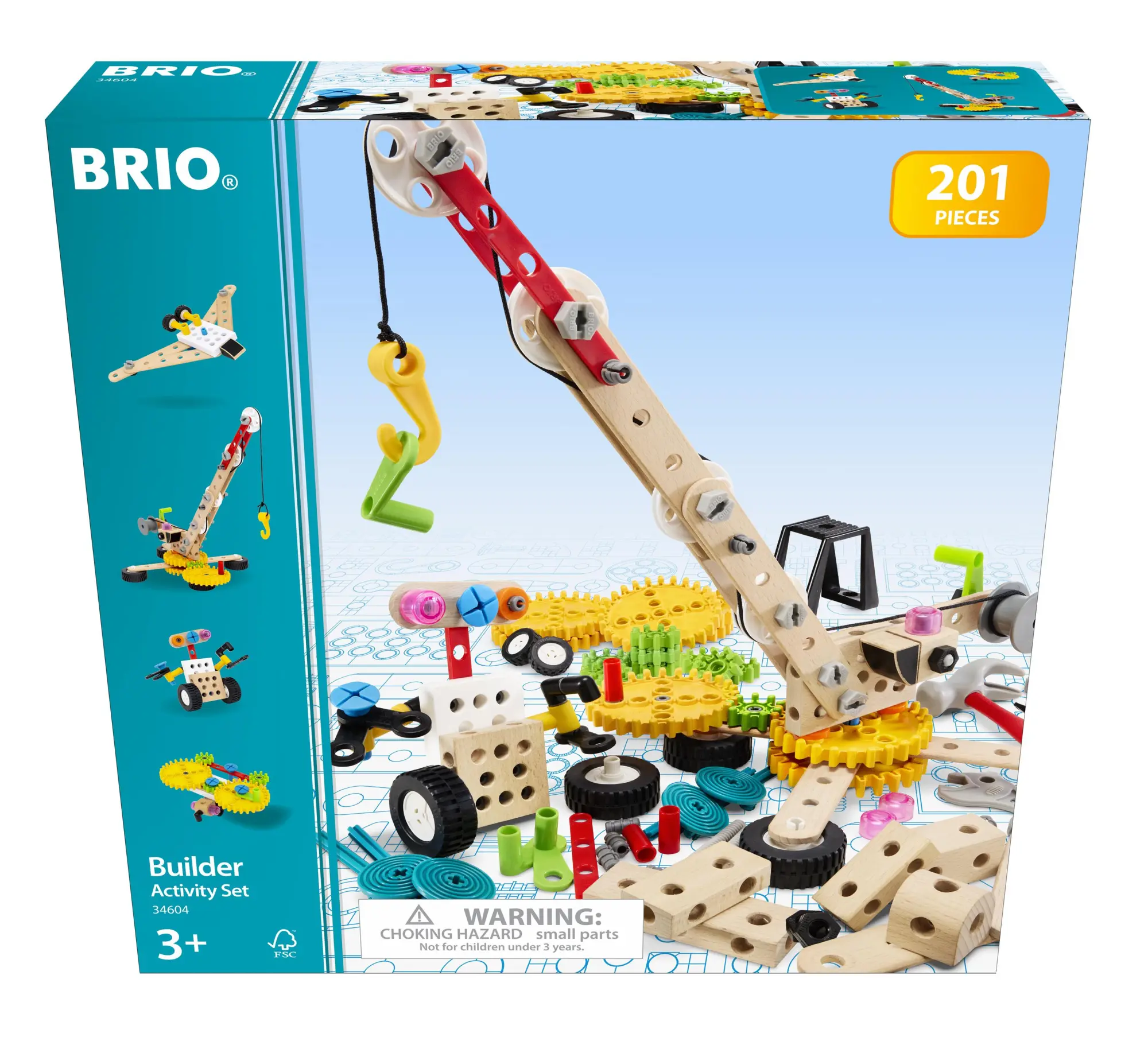 Cover: 7312350346046 | BRIO Builder - Kindergartenset, 201 Teile | Spiel | Builder | 63460400