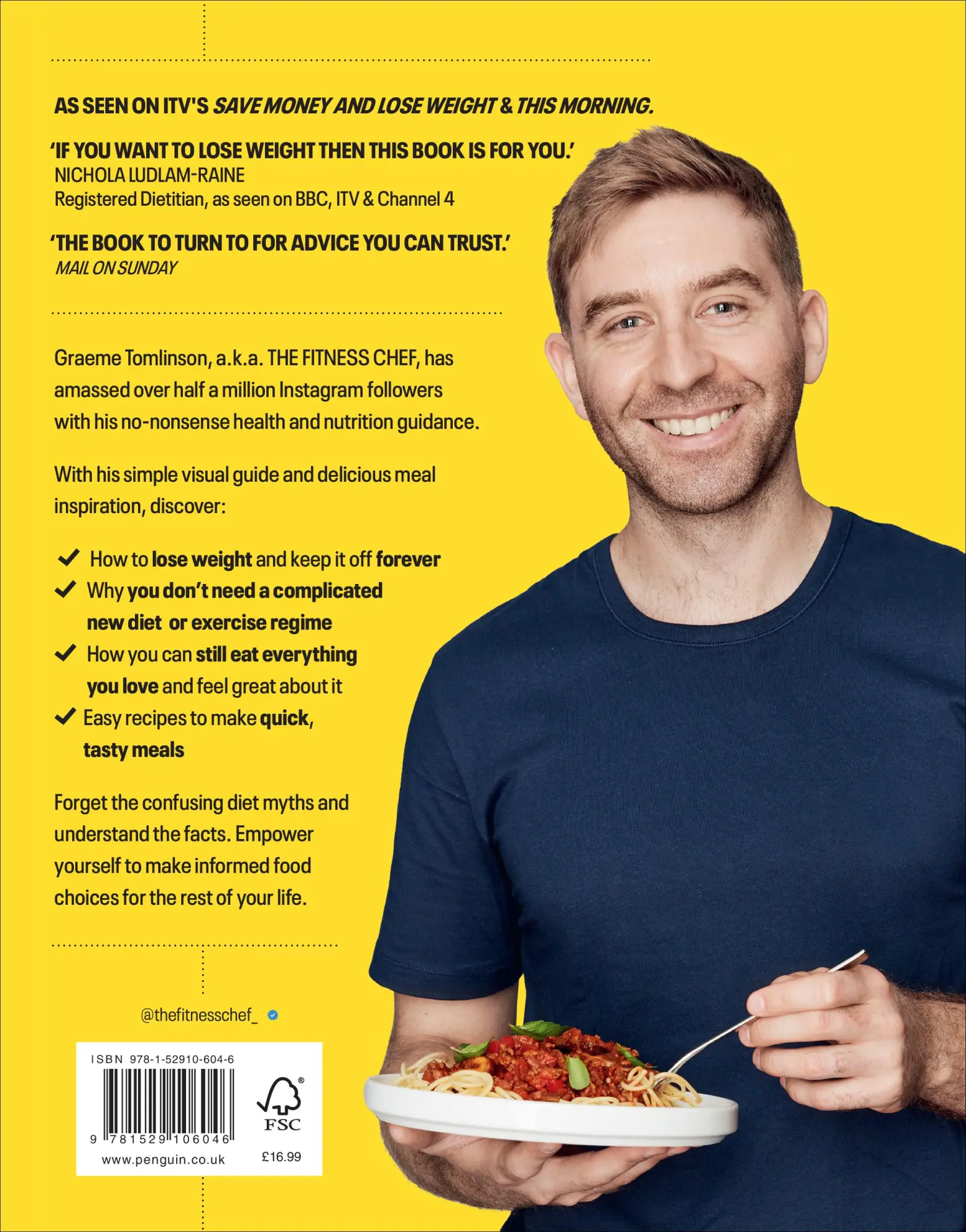Rückseite: 9781529106046 | Eat What You Like &amp; Lose Weight for Life | Graeme Tomlinson | Buch