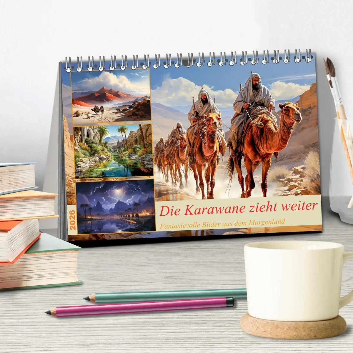 Bild: 9783457496046 | Die Karawane zieht weiter (Tischkalender 2026 DIN A5 quer),...