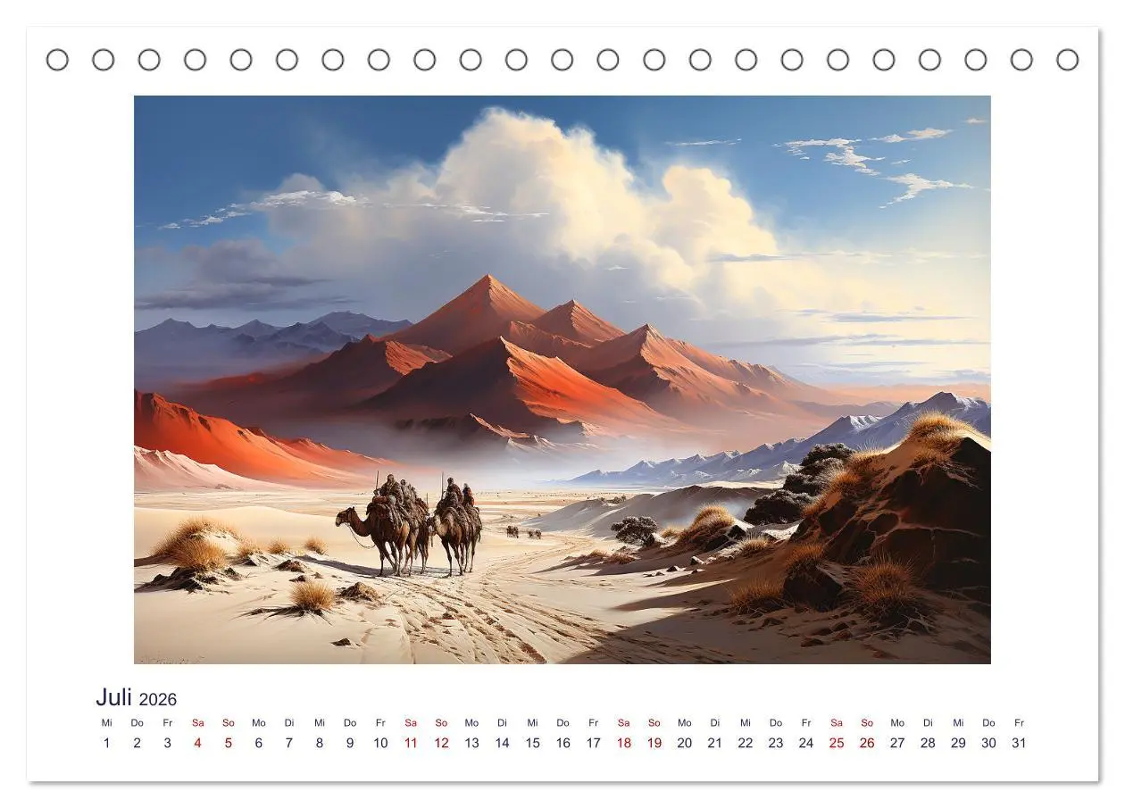 Bild: 9783457496046 | Die Karawane zieht weiter (Tischkalender 2026 DIN A5 quer),...
