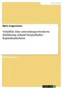 Cover: 9783668986046 | Volatilität. Eine anwendungsorientierte Einführung anhand...