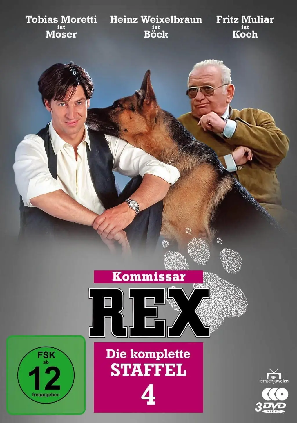 Kommissar Rex - Die komplette 4. Staffel (3 DVDs)