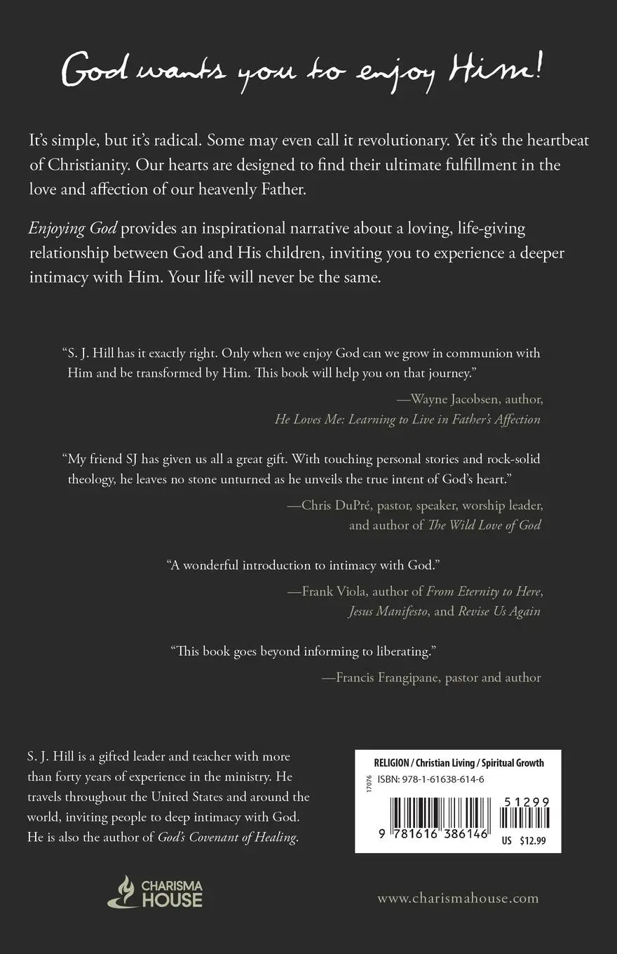 Rückseite: 9781616386146 | Enjoying God | Experiencing the Love of Your Heavenly Father | Hill