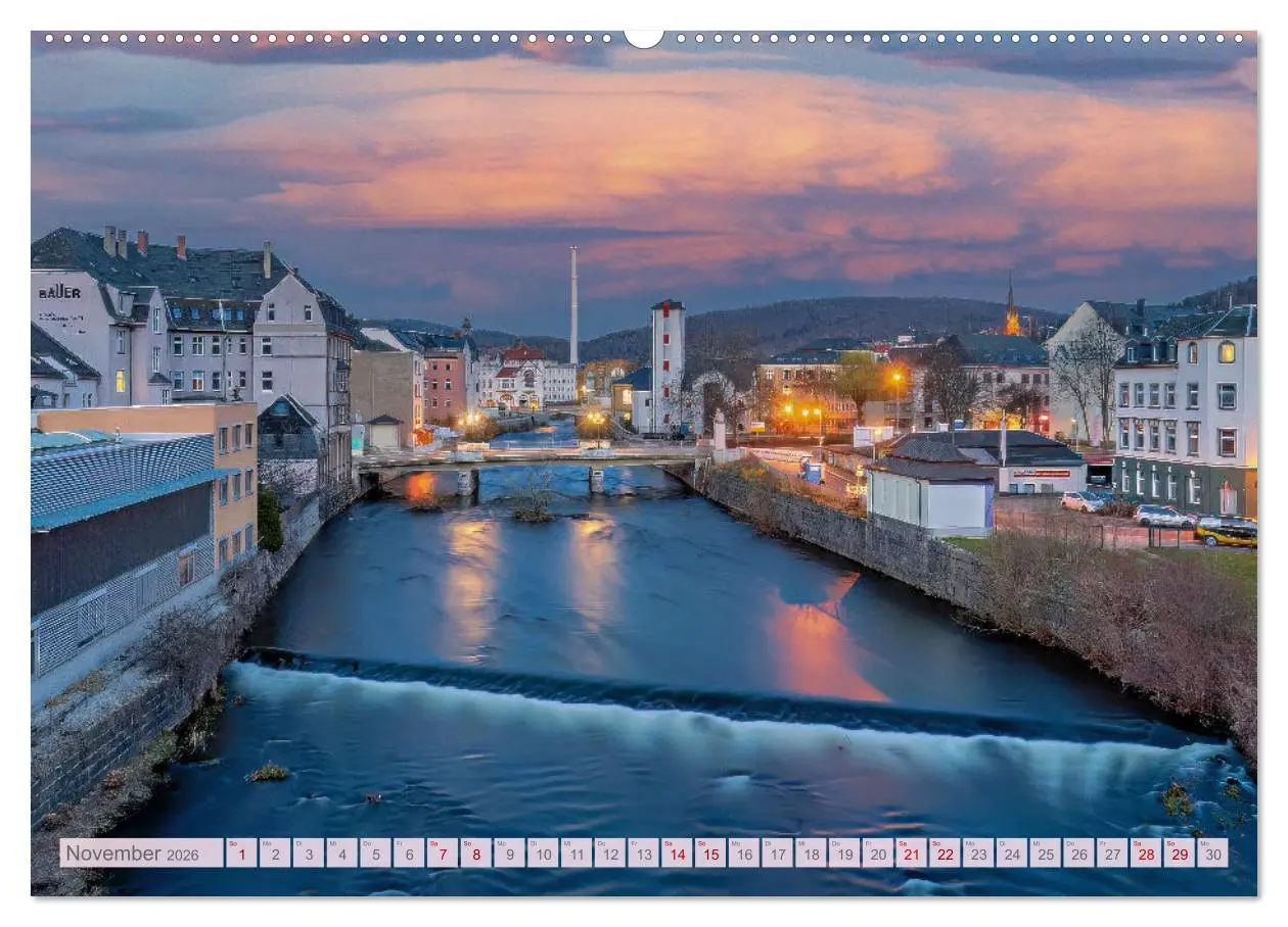 Bild: 9783457316146 | Aue - Bad Schlema Erzgebirge (Wandkalender 2026 DIN A2 quer),...