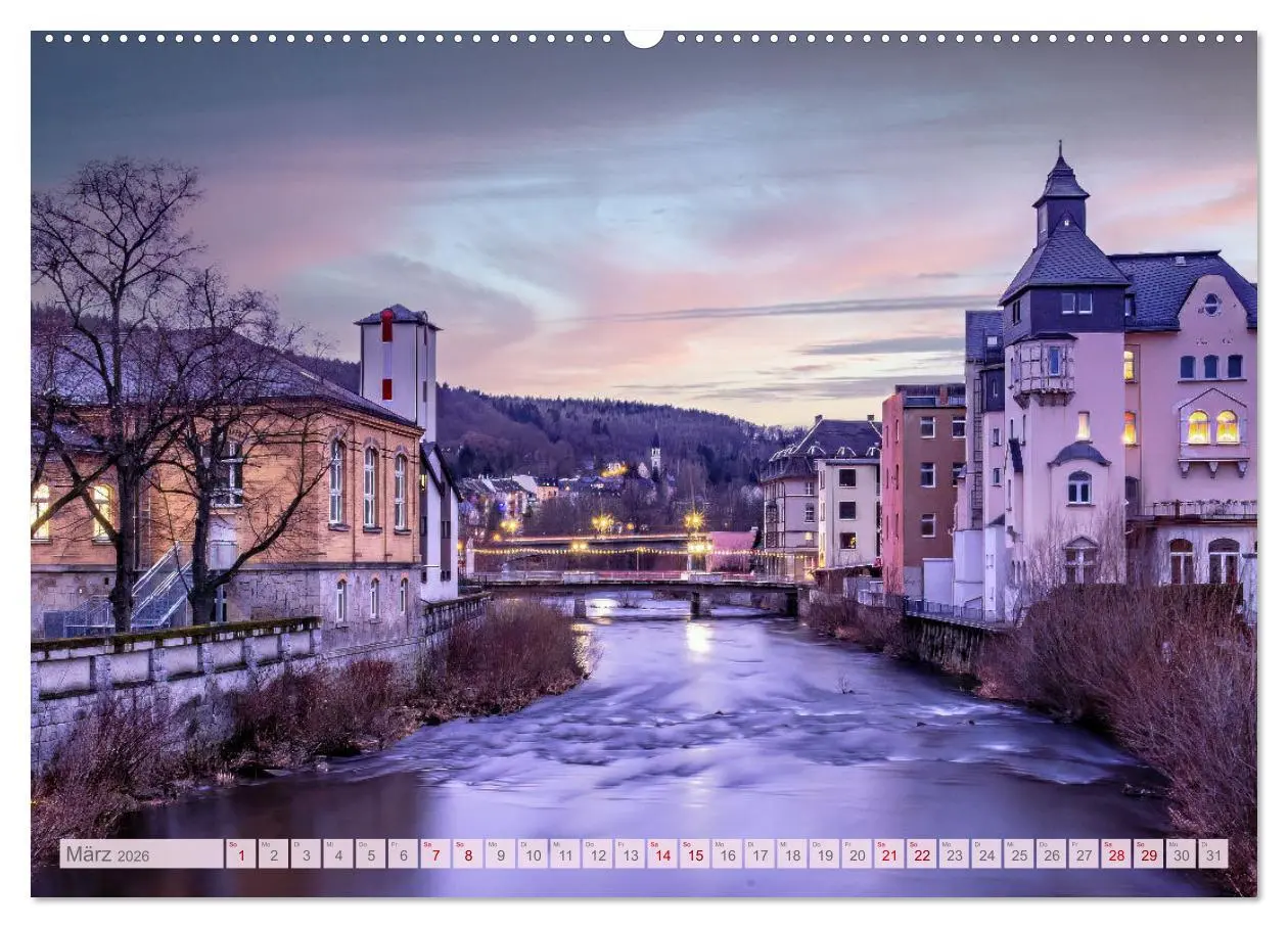 Bild: 9783457316146 | Aue - Bad Schlema Erzgebirge (Wandkalender 2026 DIN A2 quer),...