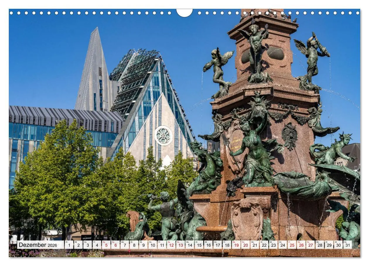 Bild: 9783457486146 | Sachsen - Leipzig (Wandkalender 2026 DIN A3 quer), CALVENDO...