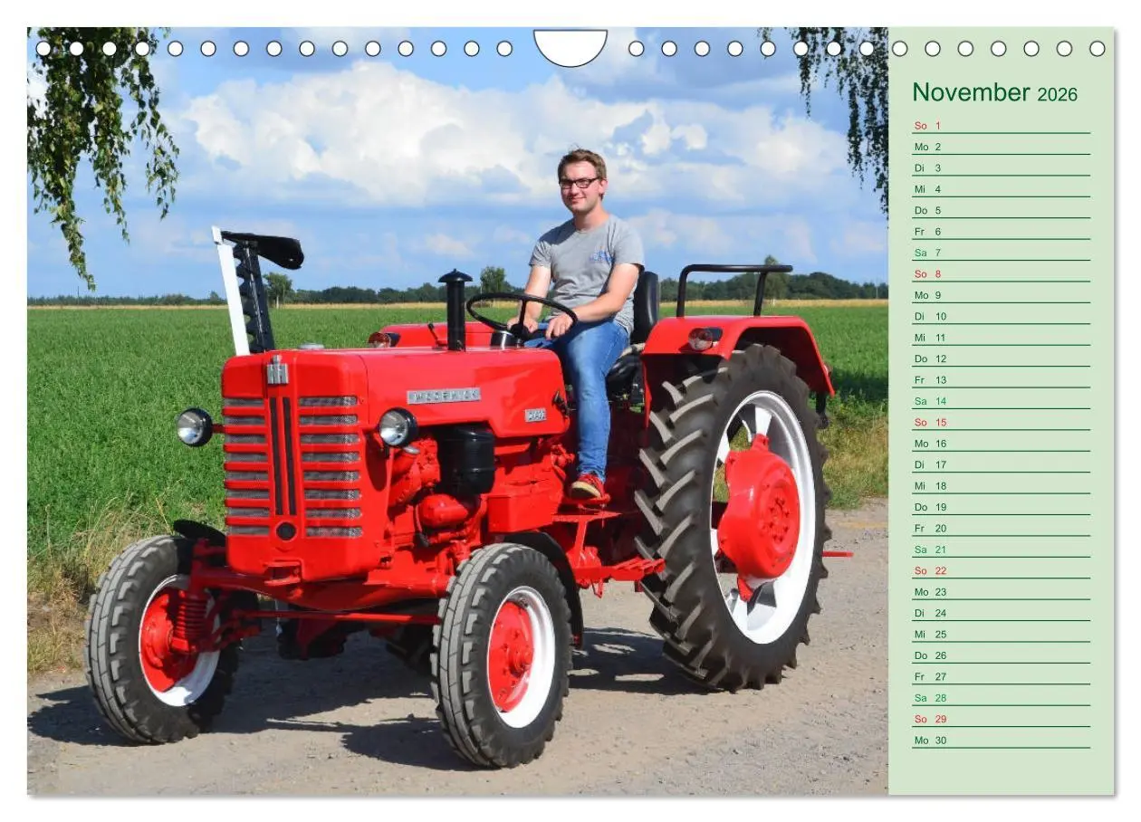 Bild: 9783457936146 | Oldtimer-Trecker on Tour (Wandkalender 2026 DIN A4 quer), CALVENDO...