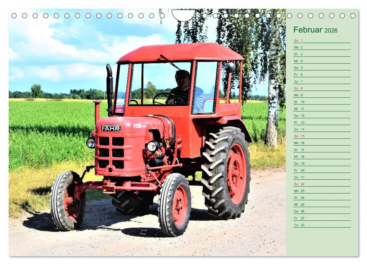 Bild: 9783457936146 | Oldtimer-Trecker on Tour (Wandkalender 2026 DIN A4 quer), CALVENDO...