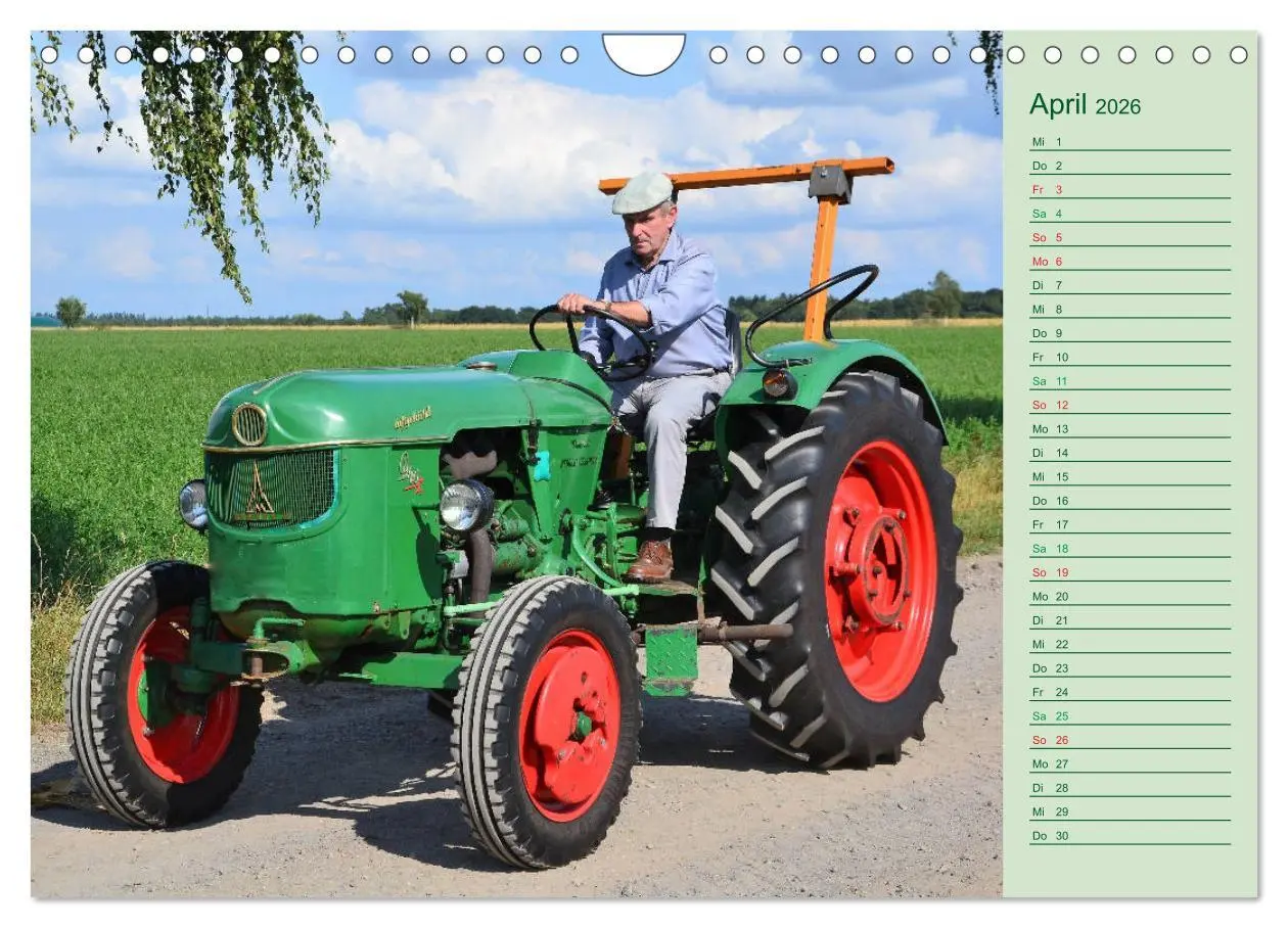 Bild: 9783457936146 | Oldtimer-Trecker on Tour (Wandkalender 2026 DIN A4 quer), CALVENDO...