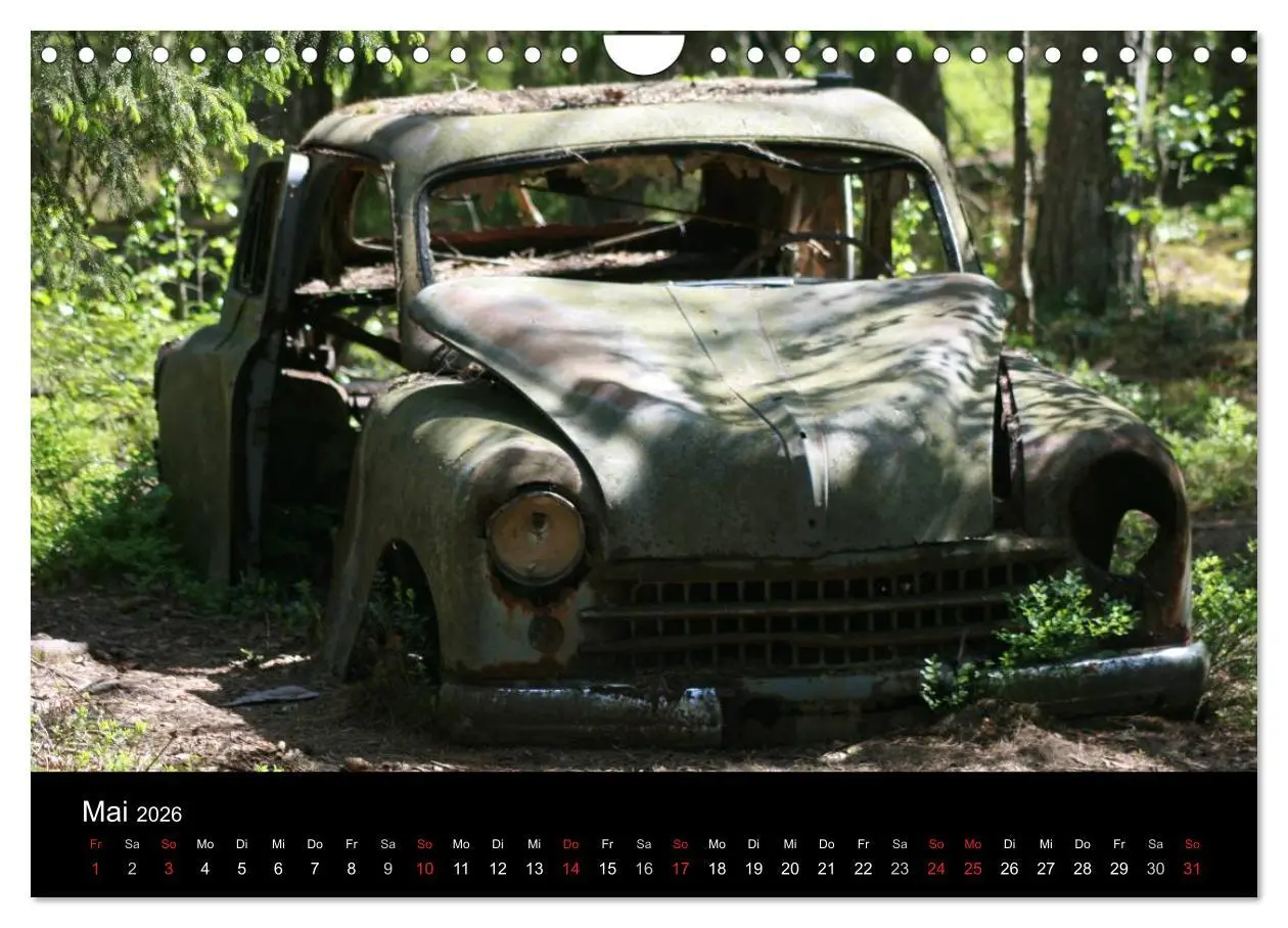 Bild: 9783516196146 | Schrottautos im Kyrkö Mosse (Wandkalender 2026 DIN A4 quer),...