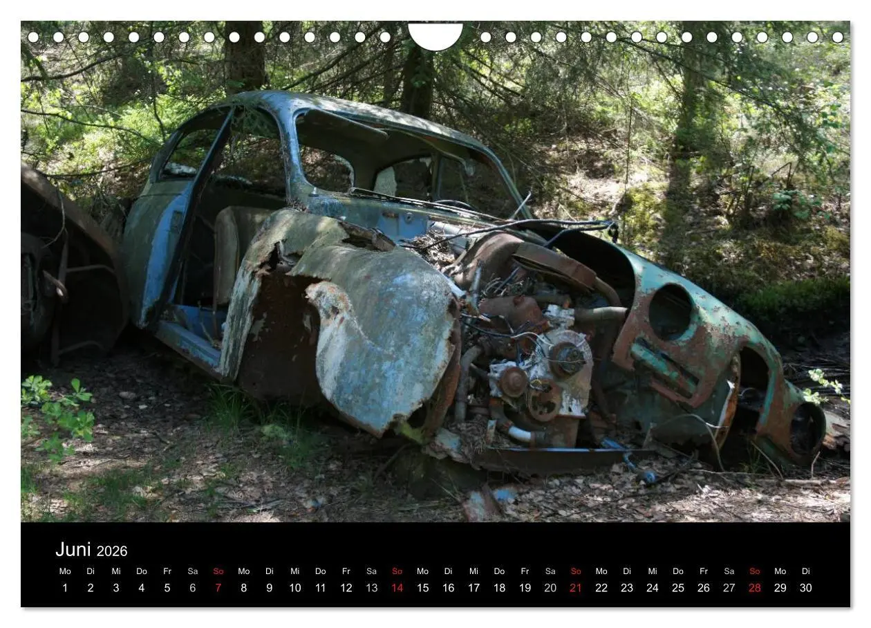 Bild: 9783516196146 | Schrottautos im Kyrkö Mosse (Wandkalender 2026 DIN A4 quer),...