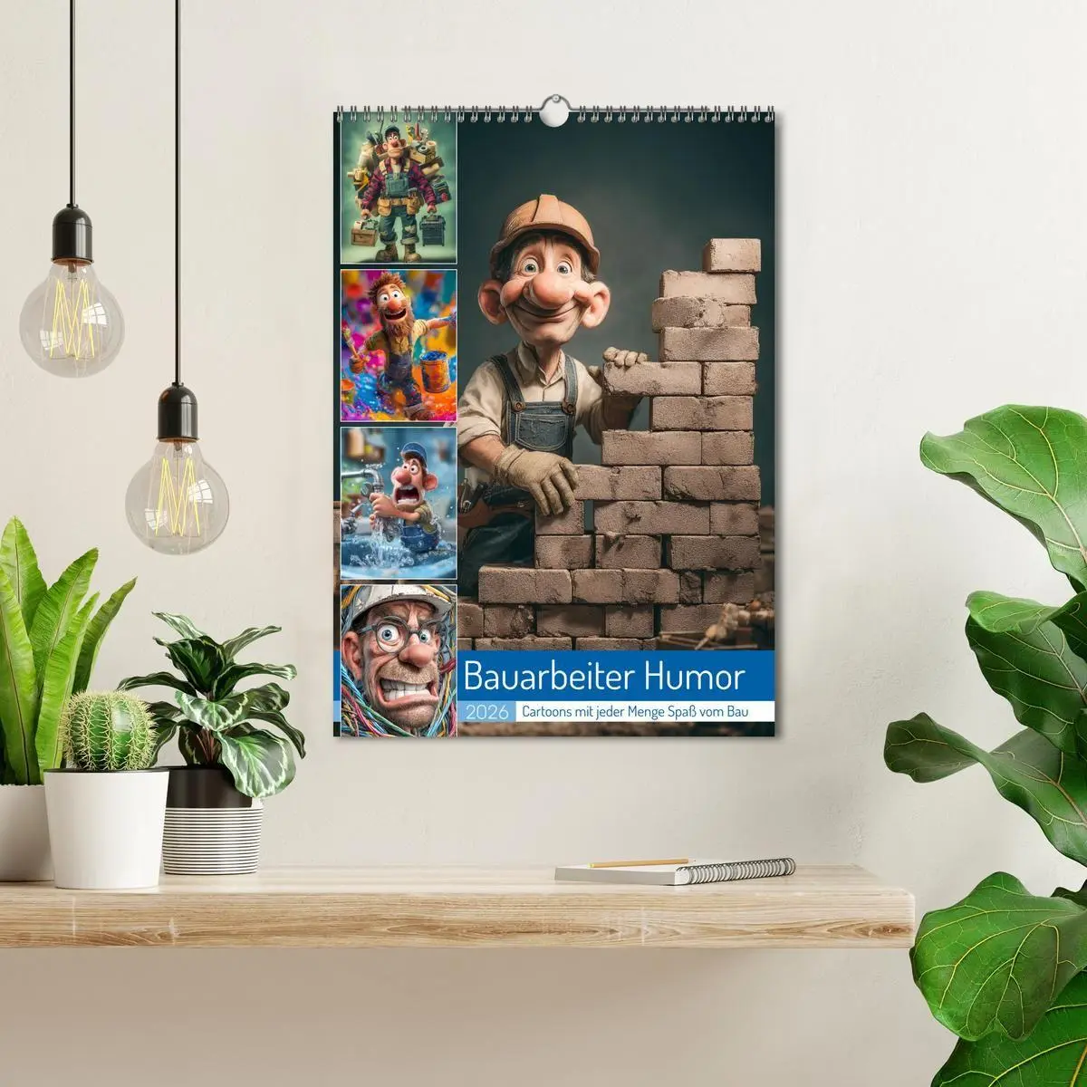 Bild: 9783516716146 | Bauarbeiter Humor (Wandkalender 2026 DIN A3 hoch), CALVENDO...