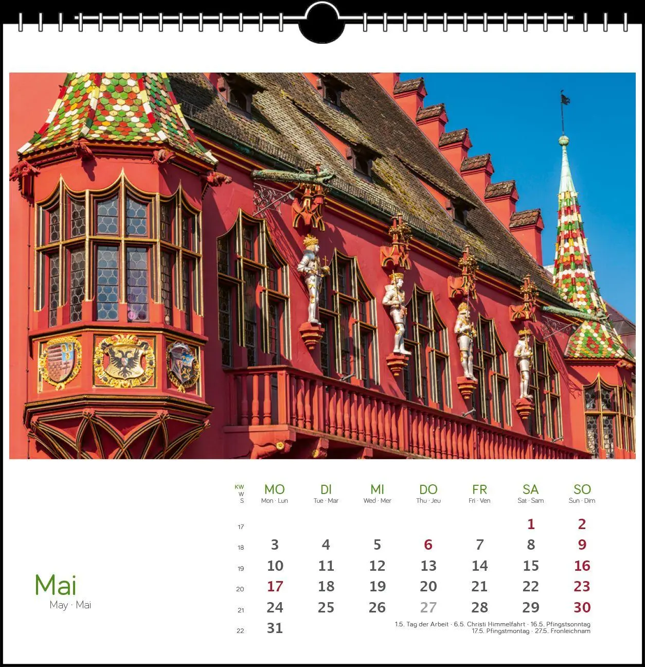 Bild: 9783861926146 | Freiburg 2027 | Postkarten-Tischkalender | Clemens Emmler | Kalender