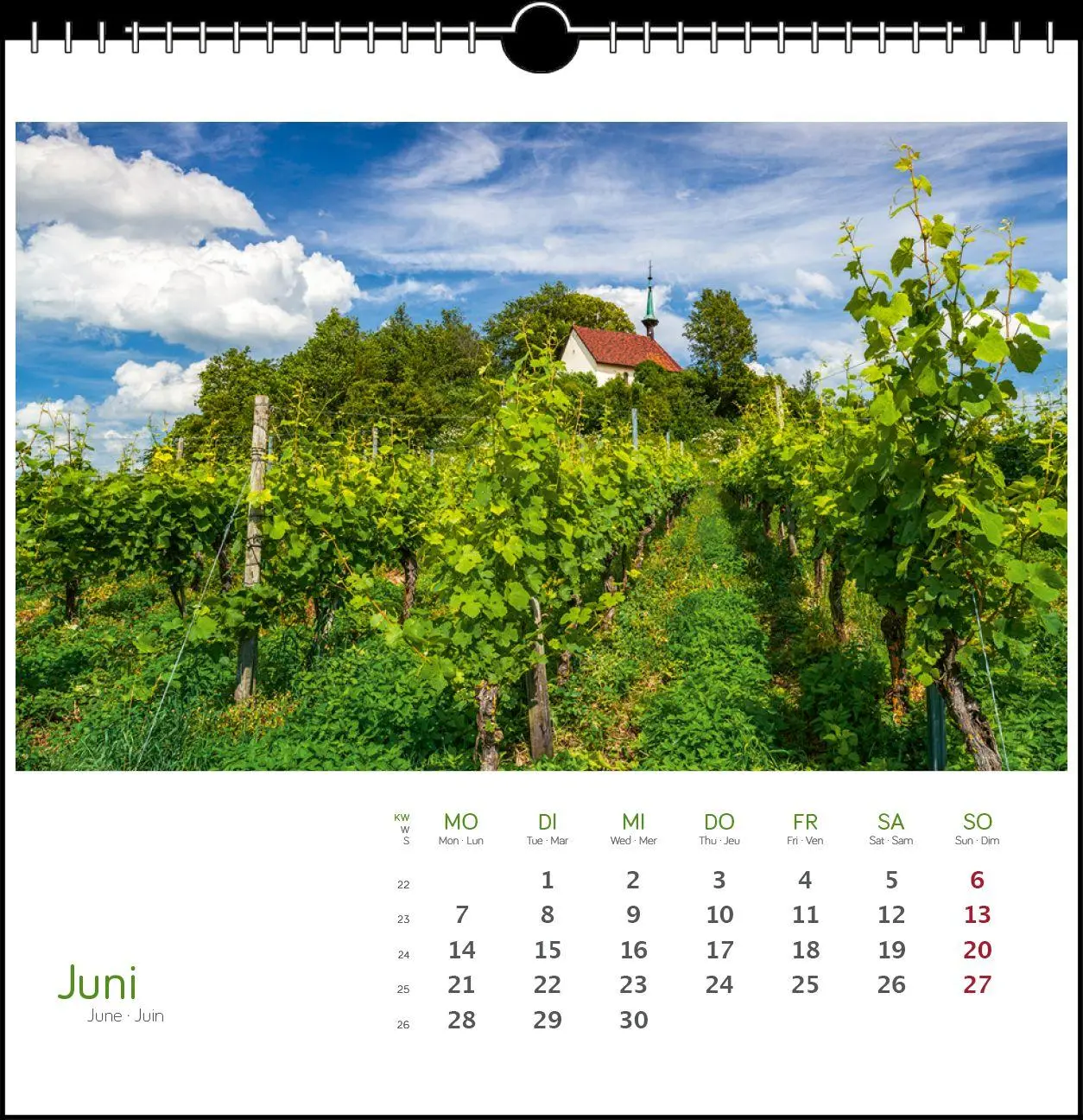 Bild: 9783861926146 | Freiburg 2027 | Postkarten-Tischkalender | Clemens Emmler | Kalender