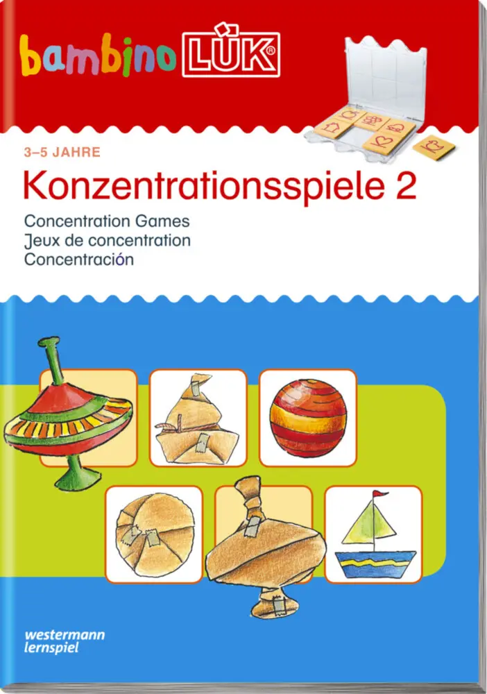 Cover: 9783894146146 | LÜK. Bambino. Konzentrationsspiele 2 | Für Kinder ab 3 J | Ute Ohlms