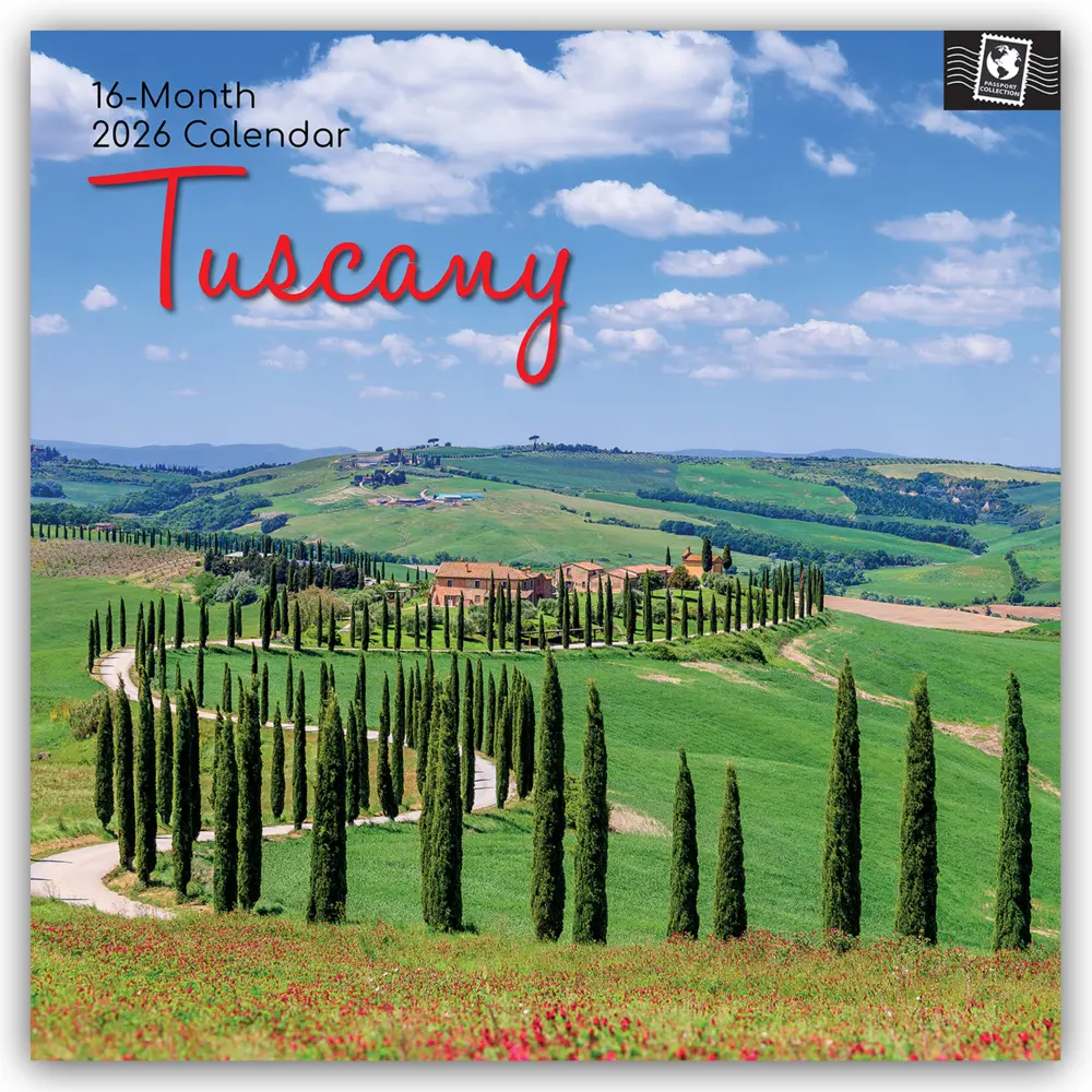Cover: 9781836226246 | Tuscany - Toskana 2026 - 16-Monatskalender | Gifted Stationery Co. Ltd