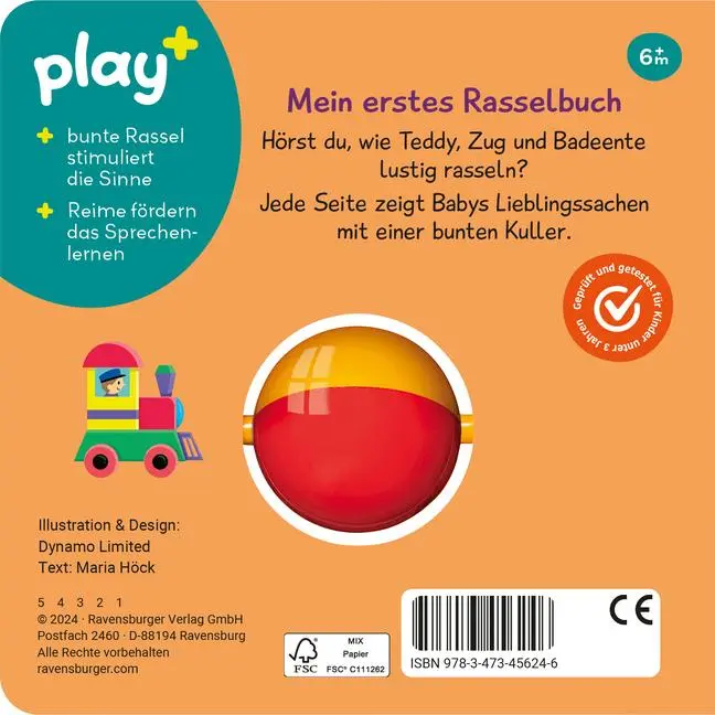 Bild: 9783473456246 | Play+ Schütteln, rasseln, spielen Erste Sachen - ab 6 Monate | Höck