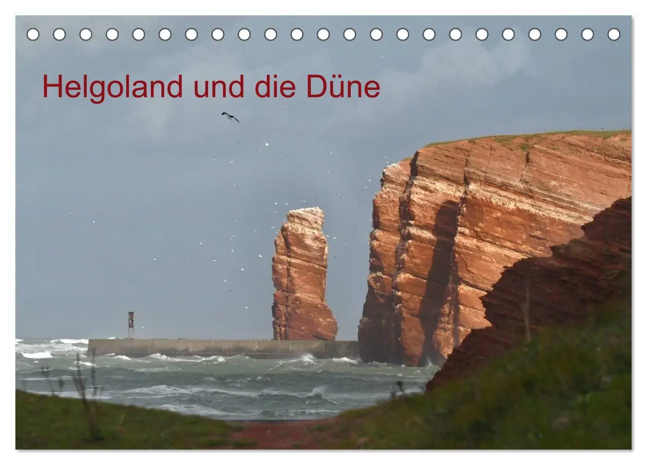 Cover: 9783516186246 | Helgoland und die Düne (Tischkalender 2026 DIN A5 quer), CALVENDO...