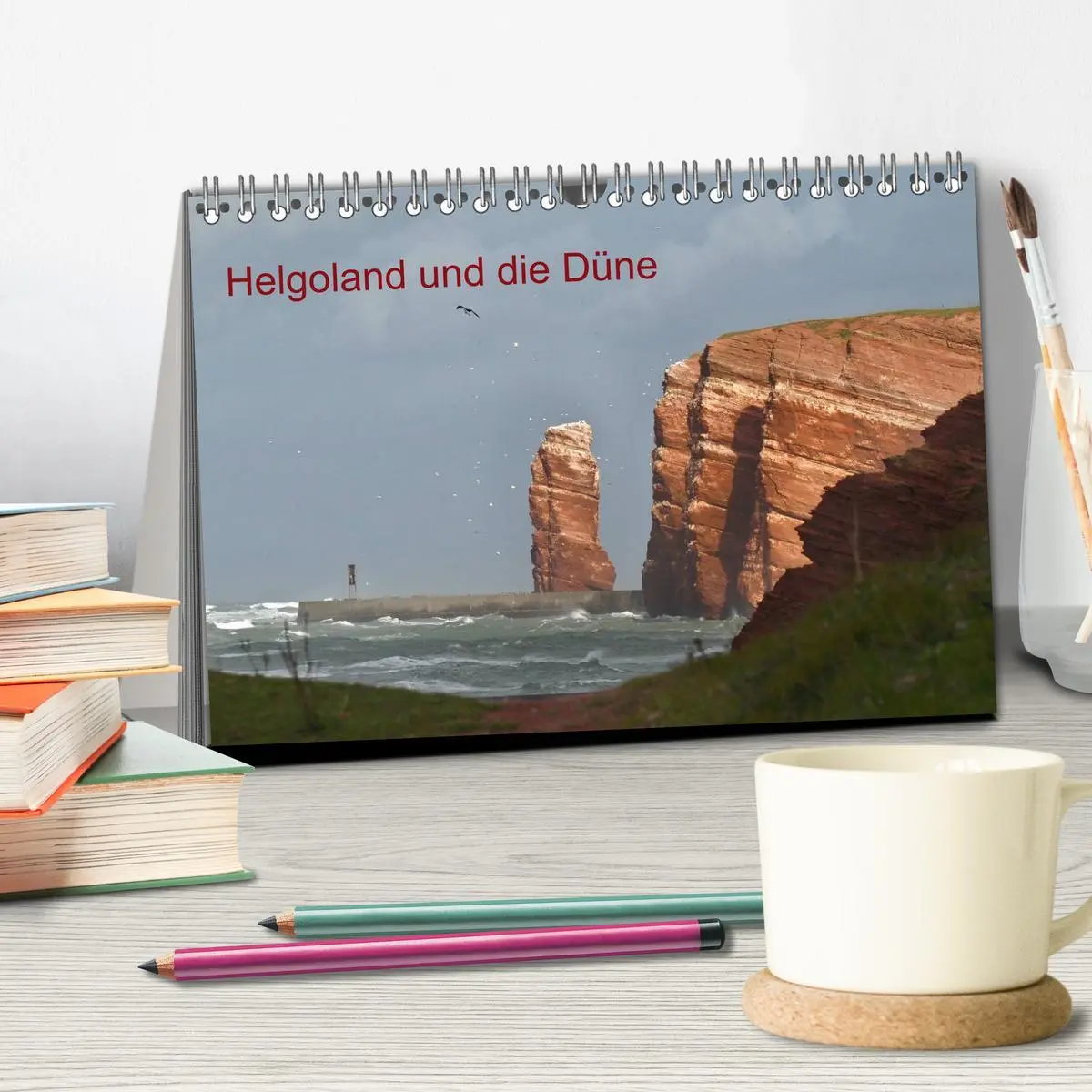 Bild: 9783516186246 | Helgoland und die Düne (Tischkalender 2026 DIN A5 quer), CALVENDO...