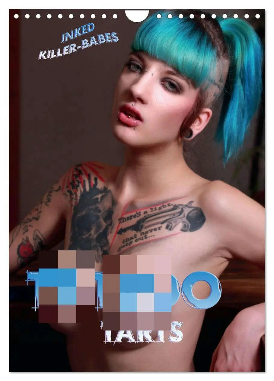 Cover: 9783516256246 | TATTOO TARTS - Inked Killer Babes (Wandkalender 2026 DIN A4 hoch),...