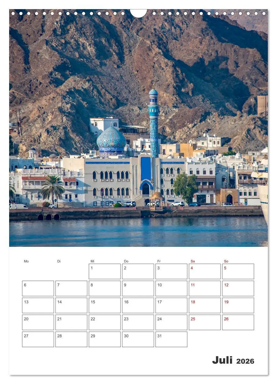 Bild: 9783516326246 | Sultanat Oman - Maskat und Salalah (Wandkalender 2026 DIN A3 hoch),...