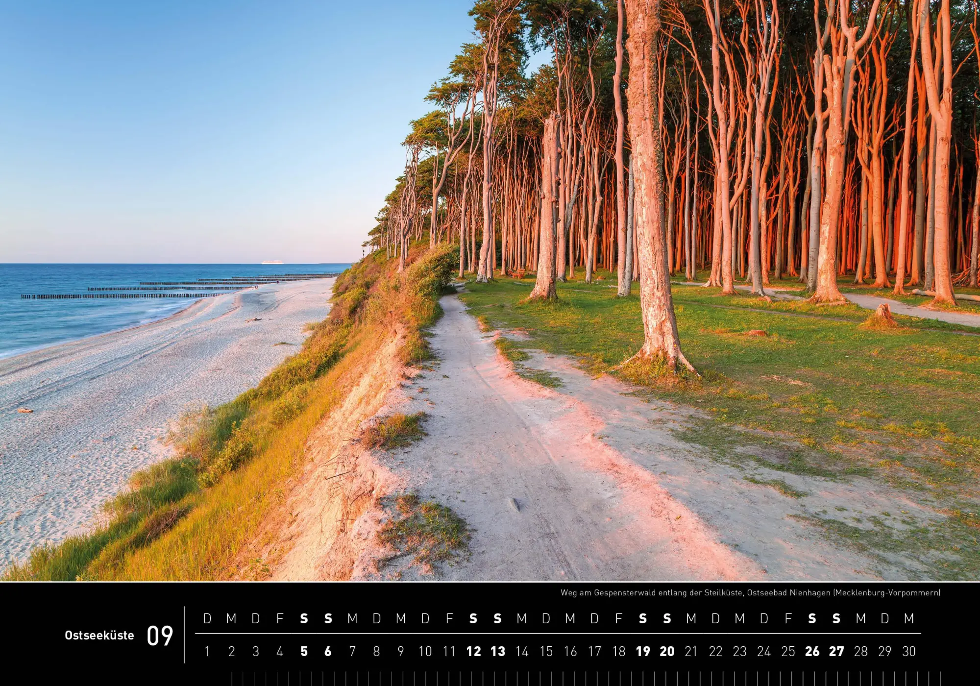 Bild: 9783968556246 | Ostseeküste Premiumkalender 2026 | Christian Bäck | Kalender | 14 S.