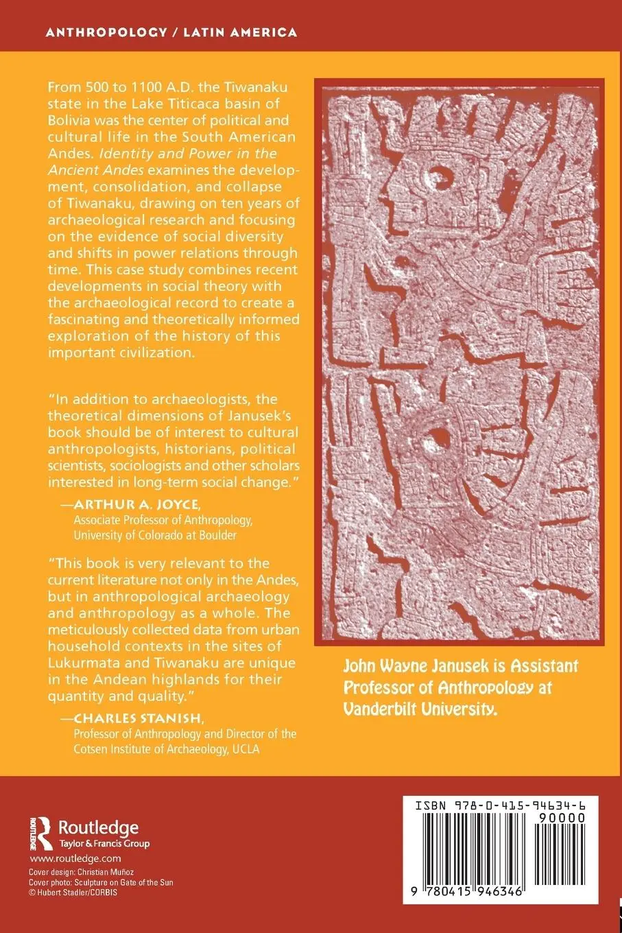Rückseite: 9780415946346 | Identity and Power in the Ancient Andes | Tiwanaku Cities through Time