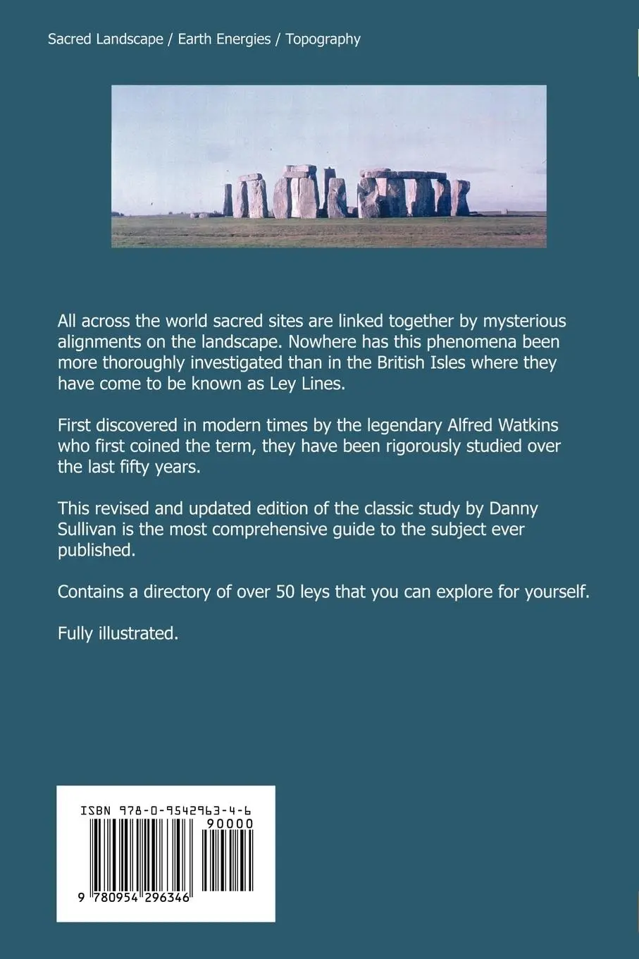 Rückseite: 9780954296346 | Ley Lines | The Greatest Landscape Mystery | Danny Sullivan | Buch