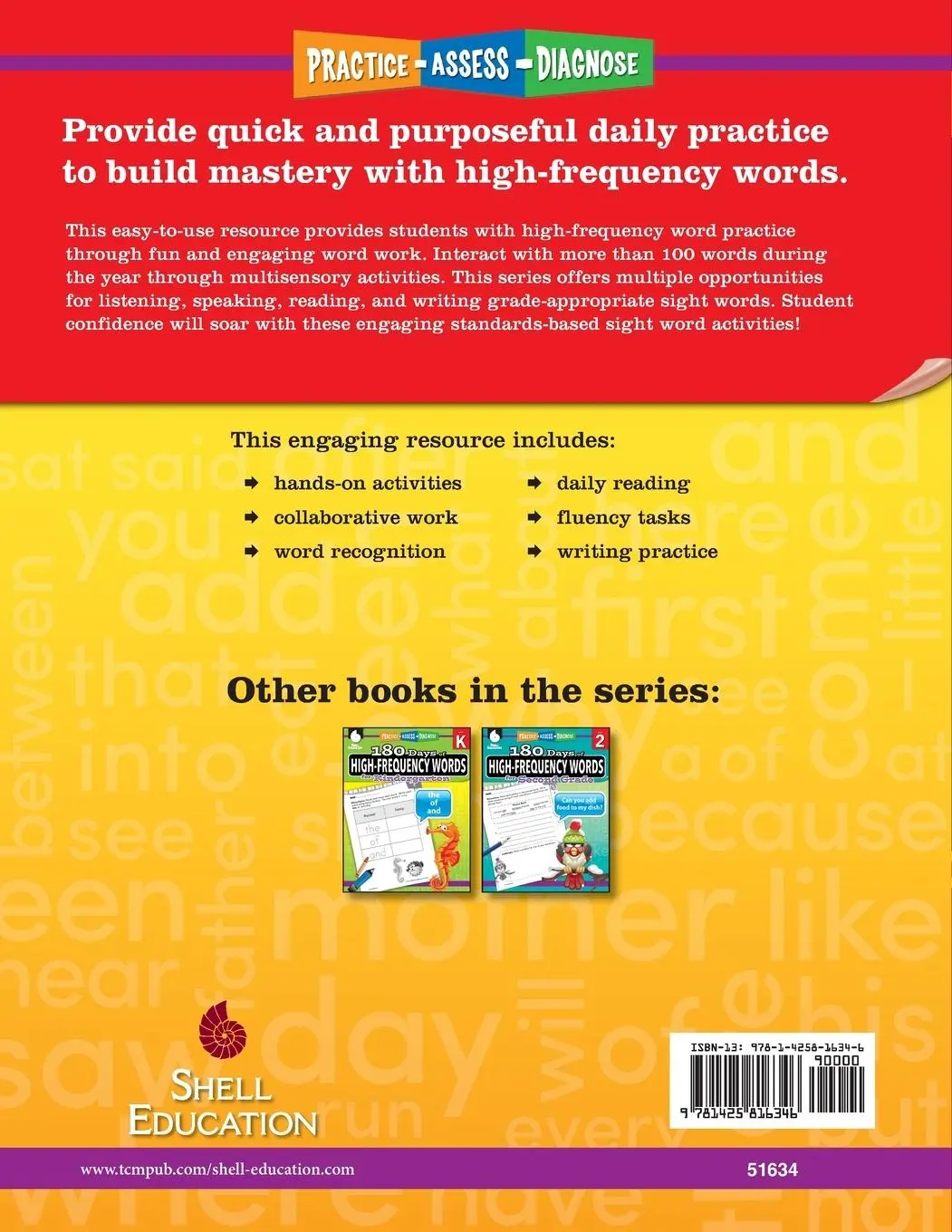 Rückseite: 9781425816346 | 180 Days of High-Frequency Words for First Grade | Jodene Lynn Smith
