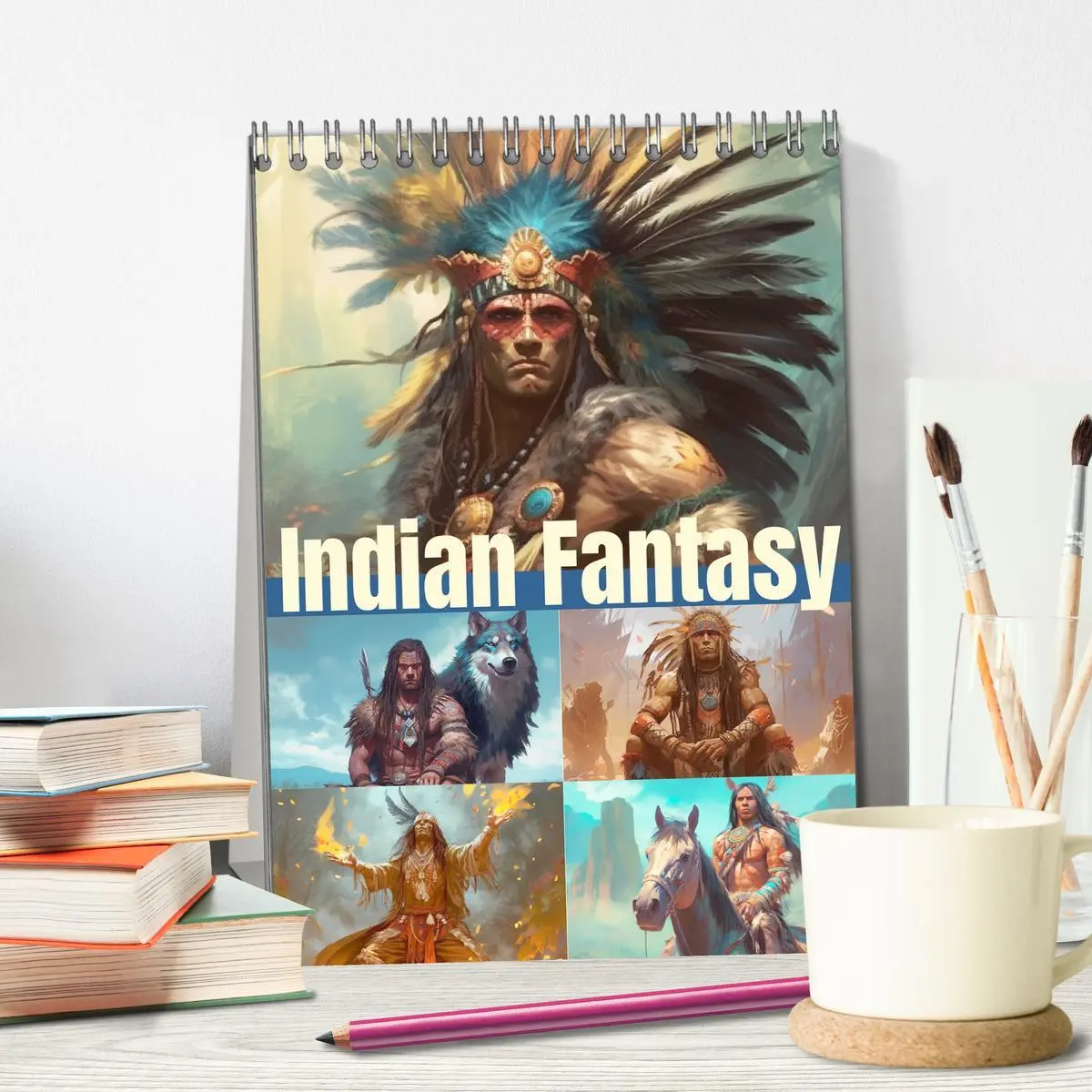 Bild: 9783516316346 | Indian Fantasy (Tischkalender 2026 DIN A5 hoch), CALVENDO...