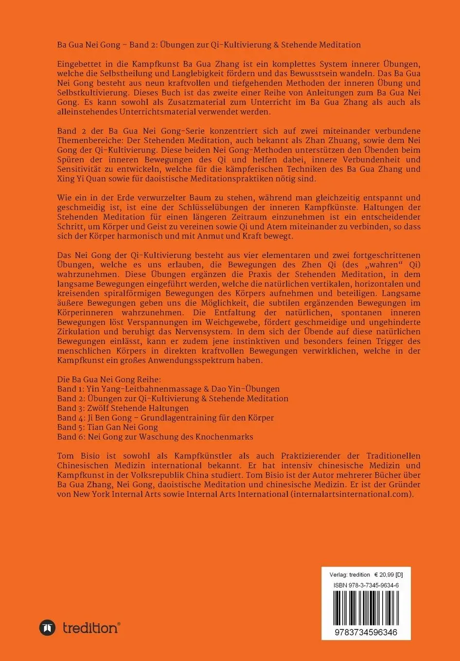 Rückseite: 9783734596346 | Ba Gua Nei Gong | Tom Bisio | Taschenbuch | 132 S. | Deutsch | 2017