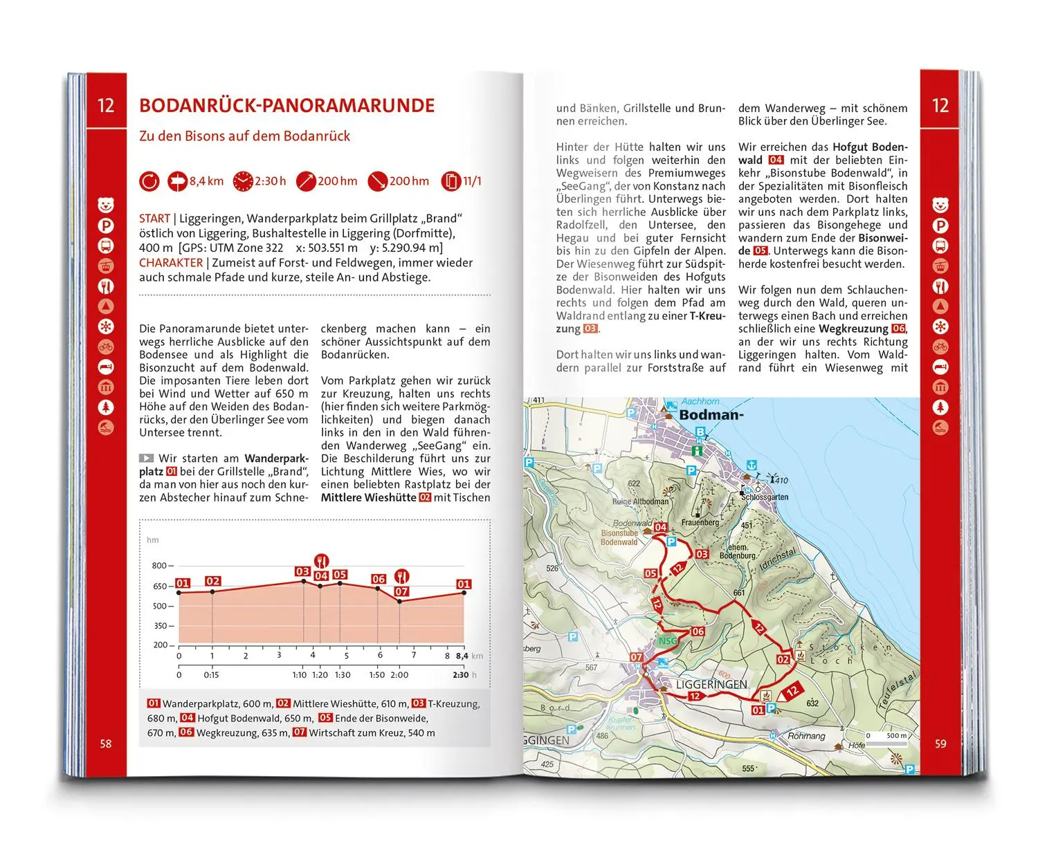 Bild: 9783991216346 | KOMPASS Wanderführer Bodensee, 75 Touren mit Extra-Tourenkarte | Buch