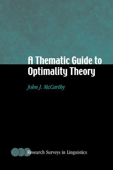 Cover: 9780521796446 | A Thematic Guide to Optimality Theory | John J. Mccarthy | Taschenbuch