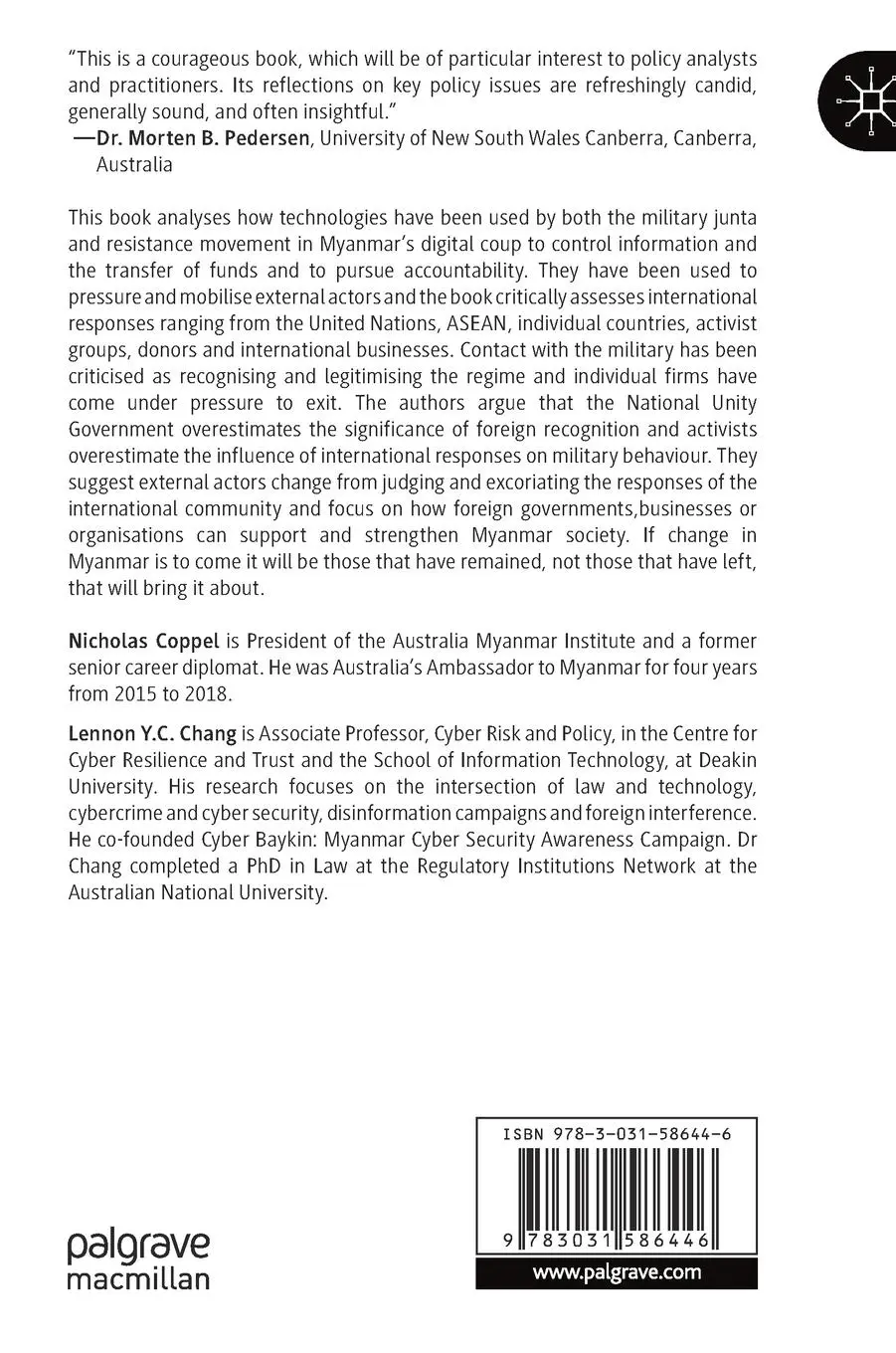 Rückseite: 9783031586446 | Myanmar's Digital Coup | How the World Responded | Chang (u. a.) | xi