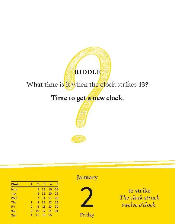 Bild: 9783125636446 | Langenscheidt Kalender A Joke a Day 2026 | Tagesabreißkalender | 2026