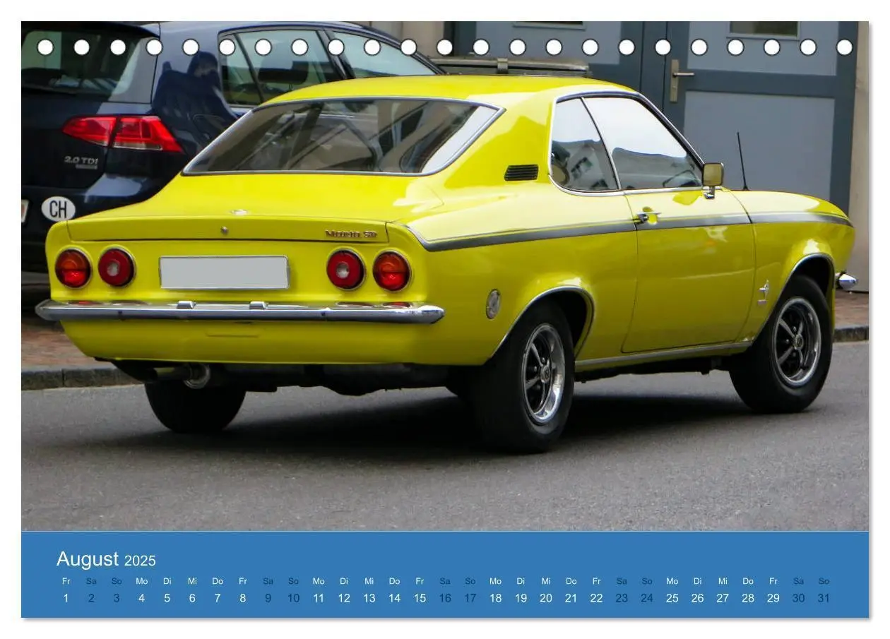 Bild: 9783435126446 | Opel Classics (Tischkalender 2025 DIN A5 quer), CALVENDO...