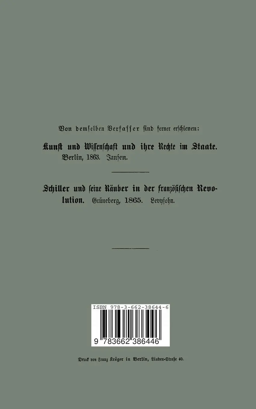 Rückseite: 9783662386446 | Anacharsis Clootz | Carl Richter | Taschenbuch | 80 S. | Deutsch