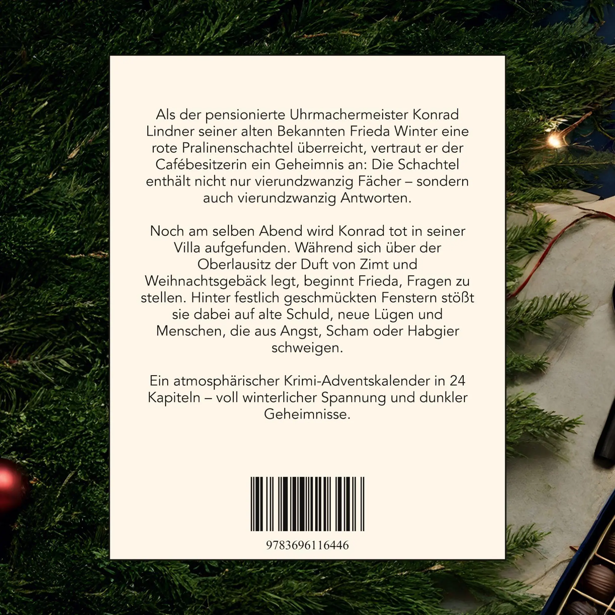 Rückseite: 9783696116446 | Mord in der Oberlausitz | Der Krimi-Adventskalender in 24 Akten | Buch