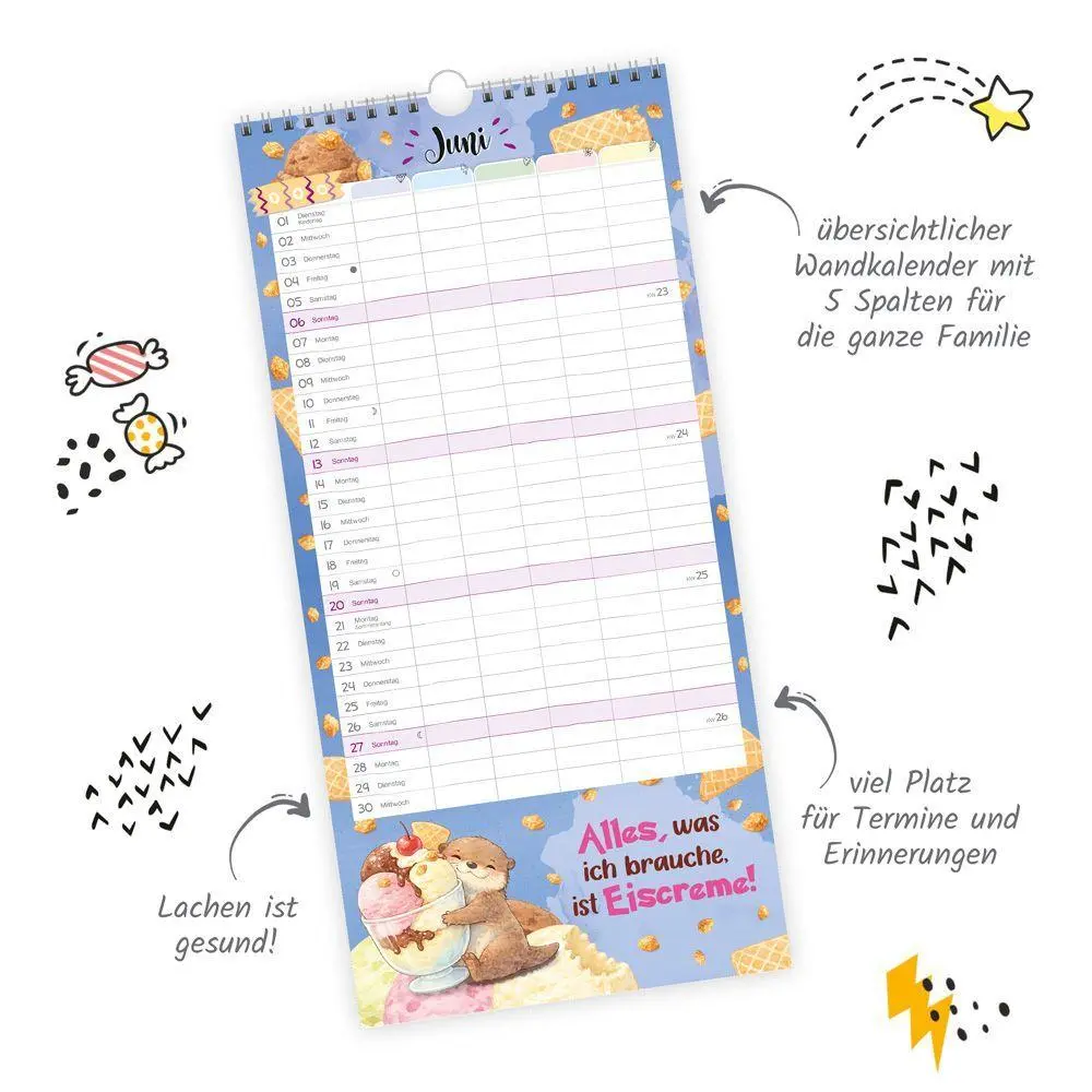 Bild: 9783988026446 | TRÖTSCH - Familienkalender Spruchreif 2027 | Wandkalender | KG | 24 S.